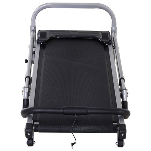 HomCom Cinta de Correr Manual Plegable Gris