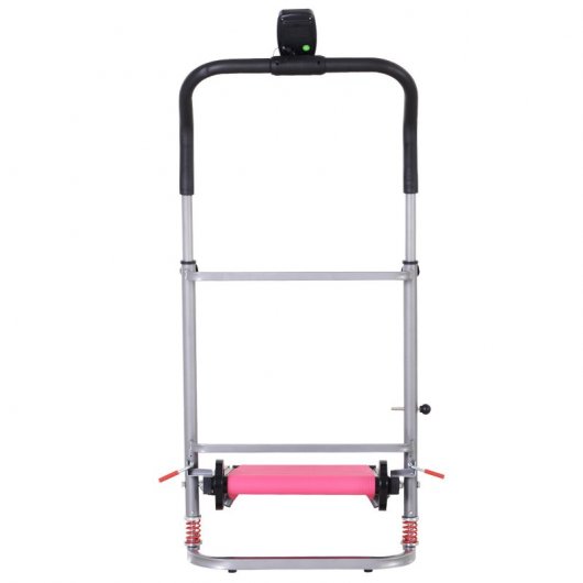 HomCom Cinta de Correr Manual Plegable Gris/Roja