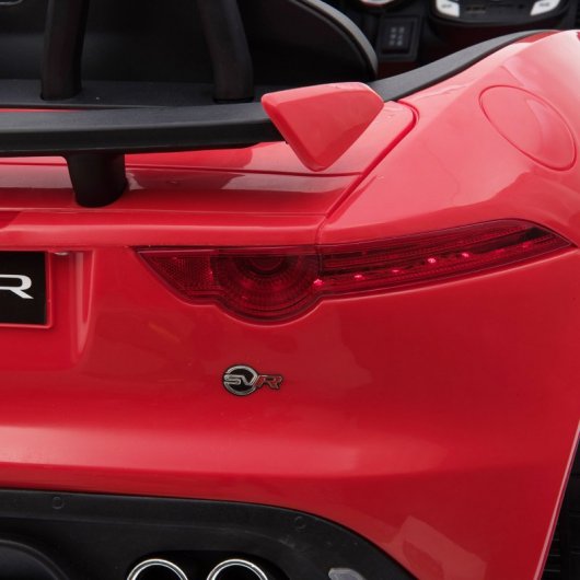 HomCom Jaguar F-Type SVR Coche Eléctrico 6V Rojo