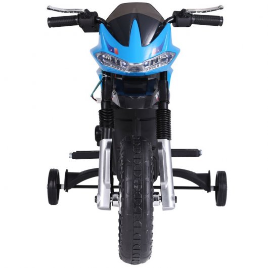 HomCom Moto Eléctrica 6V Negra/Azul