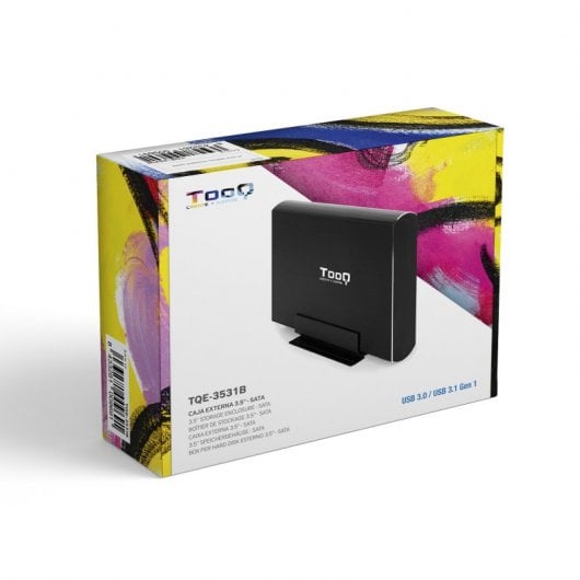 TooQ TQE-3531B Box esterno 3,5" SATA3 USB 3.0/3.1 Gen1 Nero