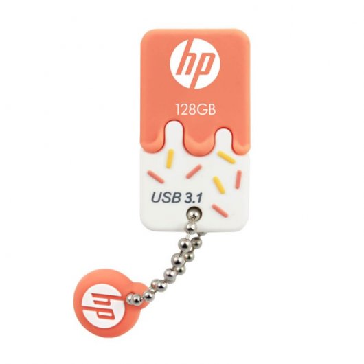 HP X778W 128GB USB 3.1 Naranja/Blanco