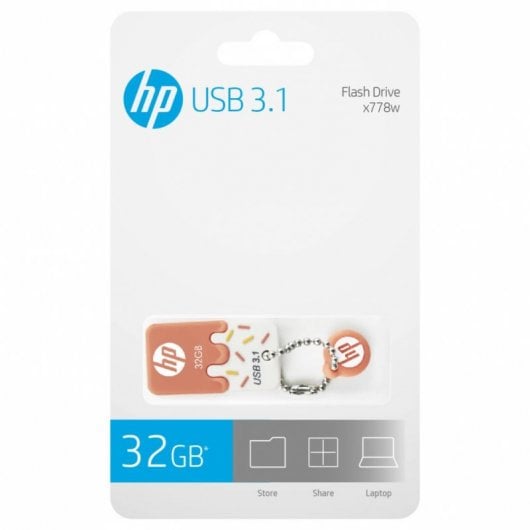 HP X778W 32 GB USB 3.1 Arancione/Bianco