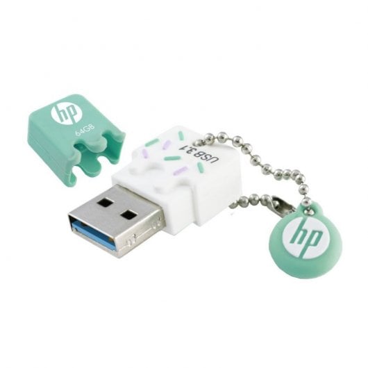 HP X778W 64 GB USB 3.1 Verde/Bianco