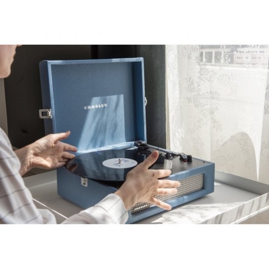 Crosley Voyager Tocadiscos Azul