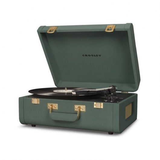 Crosley Portfolio Tocadiscos Portátil Verde Quetzal