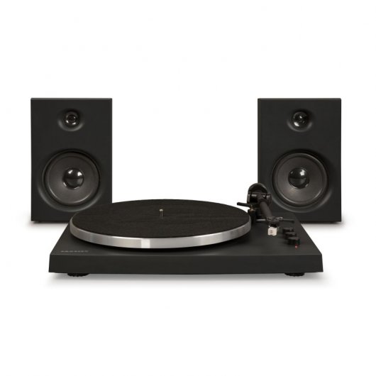 Crosley T150 Tocadiscos Bluetooth con Altavoces Externos Negro