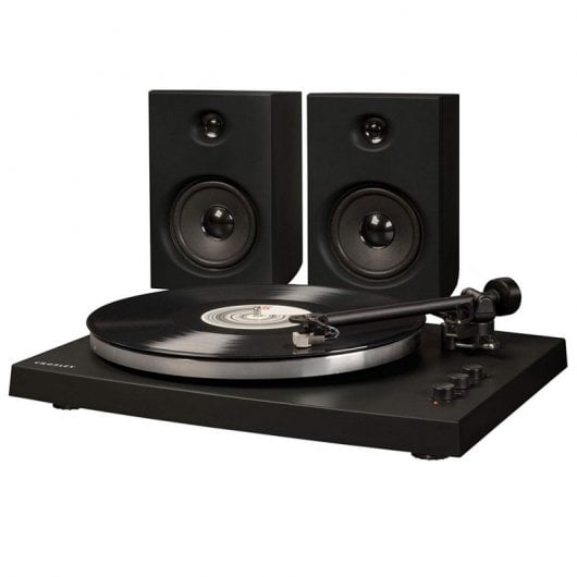 Crosley T150 Tocadiscos Bluetooth con Altavoces Externos Negro