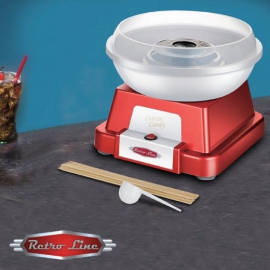 Retro Line Cotton Candy Maker Máquina de Algodón de Azúcar 500W