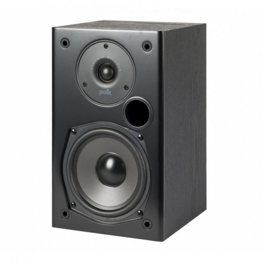 Polk Audio T15 Colunas com Woofer Bi-Laminado de Fibra 5.25" Pretas