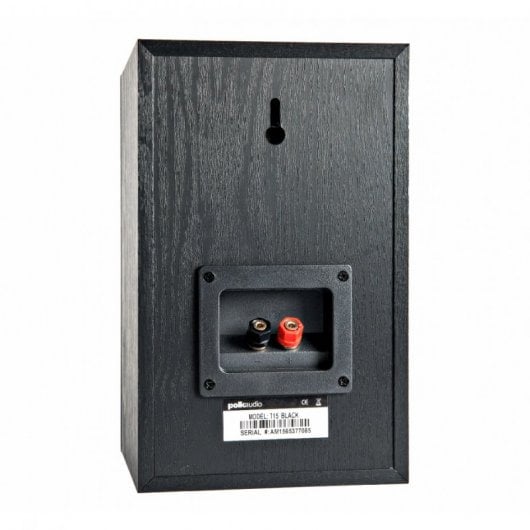 Polk Audio T15 Colunas com Woofer Bi-Laminado de Fibra 5.25" Pretas
