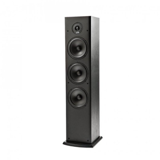 Enceintes Polk Audio T50 sur pied filaires 150W finition chêne noir