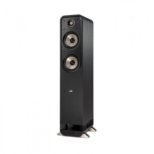 Polk Audio S55e Signature Paire d'enceintes sur pied noires