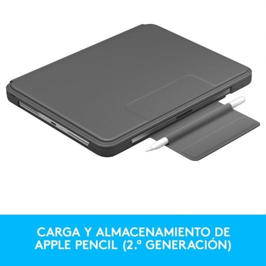 Logitech Slim Folio Pro Funda con Teclado Retroiluminado para iPad Pro 11" (1/2/3/4 Generación)