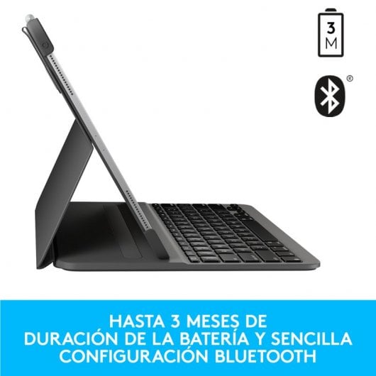 Custodia Logitech Slim Folio Pro con tastiera retroilluminata per iPad Pro 11" (generazione 1/2/3/4)