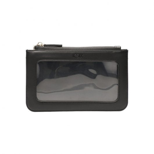 Ksix Bolso Horizontal con Ventana Lateral Negro