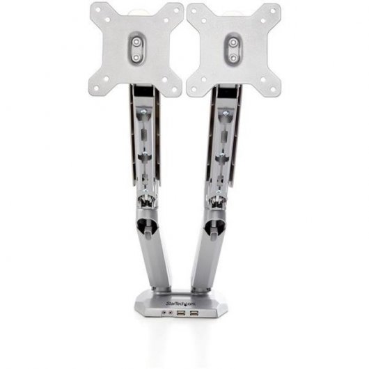 StarTech Brazo Soporte de 2 Monitores VESA 15 a 32" Hub 2xUSB