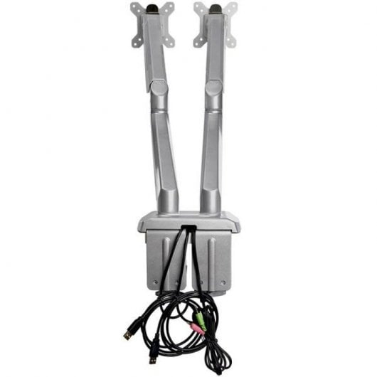 StarTech Brazo Soporte de 2 Monitores VESA 15 a 32" Hub 2xUSB