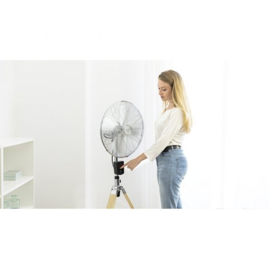 Cecotec ForceSilence 1600 Woody Smart Ventilador de Trípode 50W
