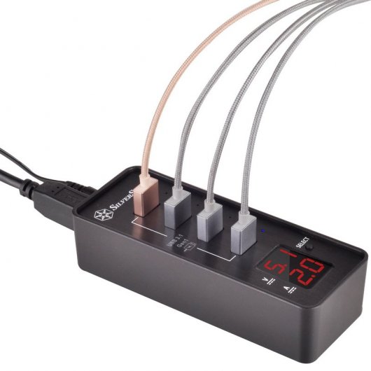 Silverstone SST-EP03 v2.0 4-Port USB 3.1 Hub