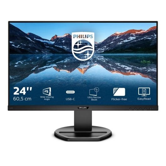 Monitor Philips 243B9 24" FullHD 75Hz IPS USB-C Altifalantes 4ms