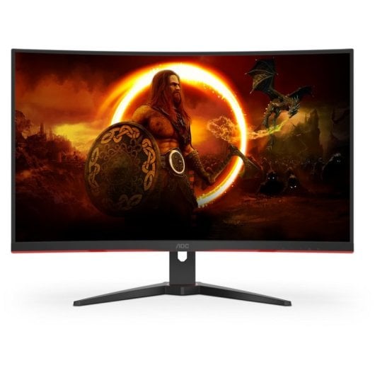 AOC G2 C32G2ZE/BK Computerbildschirm 80 cm (31.5") 1920 x 1080 Pixel Full HD LED Schwarz, Rot