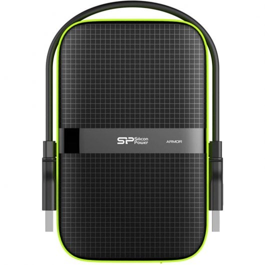 Silicon Power Armor A60 Externe Festplatte 4 TB 2.5" Micro-USB B 3.2 Gen 1 (3.1 Gen 1) Schwarz, Grün