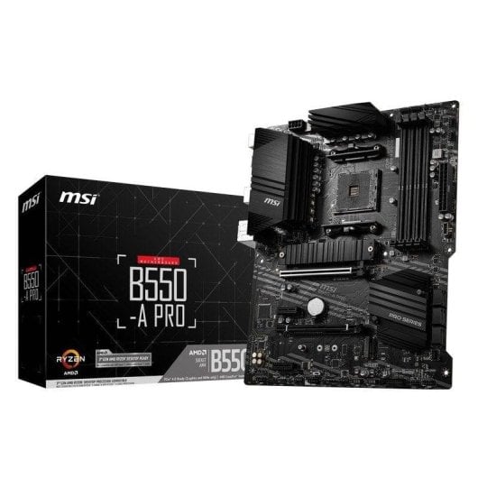 Carte mère MSI B550-A PRO B550 Socket AM4 DDR4 ATX PCIe 4.0 128GB CrossFireX