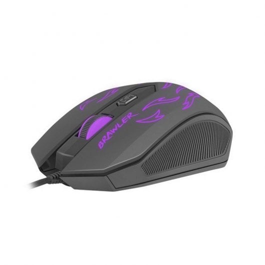 Mouse da gioco Fury Brawler 1600 DPI Nero