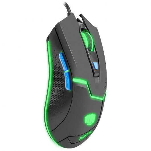 Souris de jeu Fury Hunter 4800 DPI noire