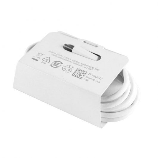 Samsung EP-DG977BWE Cable USB-C a USB-C Macho/Macho 1.2m Blanco