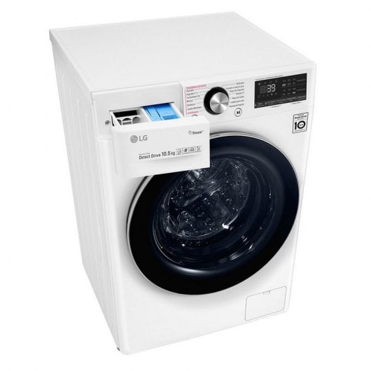 LG F4WV912P2 Lavadora de Carga Frontal 12Kg A Blanca