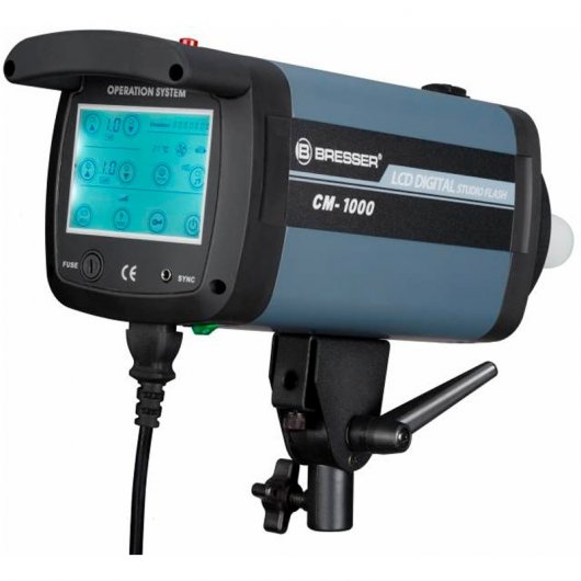Bresser CM-1000 Flash de Estudio con Pantalla Táctil
