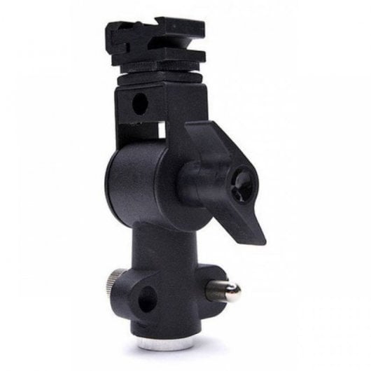 Support de flash Bresser B-30 de type D avec tête inclinable