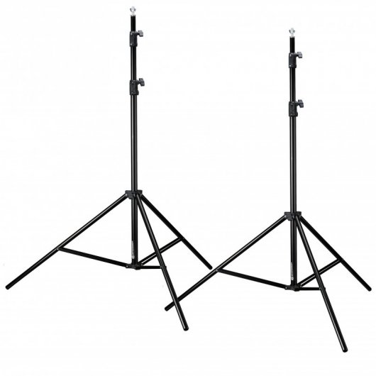 Bresser BR-D23 Soporte de Fondo 3m + Telón de Fondo Negro 3x6m