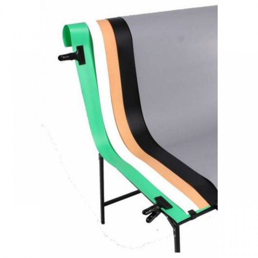 Bresser BR-PVC-1 Set 5 Láminas de Fondo para Mesas de Fotografía 68x130cm