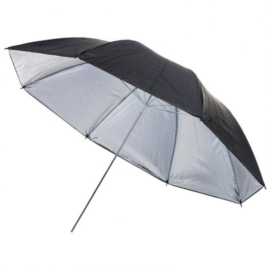 Bresser BR-BS110 Parapluie Réflecteur Argent/Noir 110cm