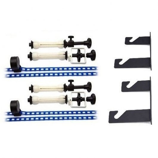 Bresser BR-MB10B Sistema de Suspensão com Cadeia para 2 Rolos de Papel/Vinil