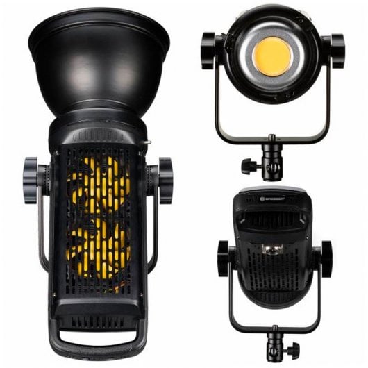 Bresser BR-D3000SL Spot LED 300 Watts COB 27000 Lumens avec Refroidissement