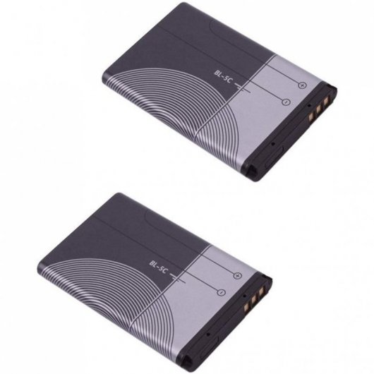 Dynasonic BL-5C Pack de 2 Baterías para Altavoces Dynasonic