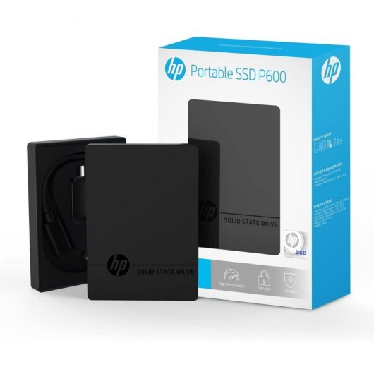 HP P600 250GB 2.5" SSD Externo USB-C