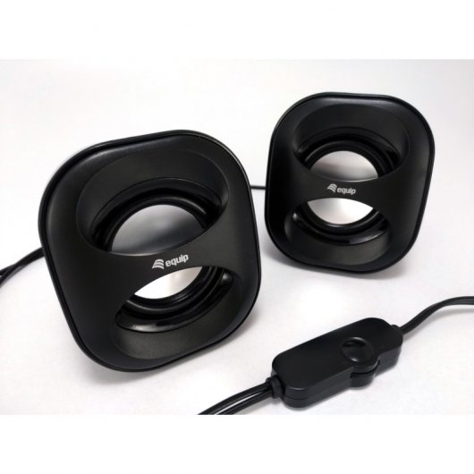 Equip Life Mini Colunas 2.0 USB 6W Preto