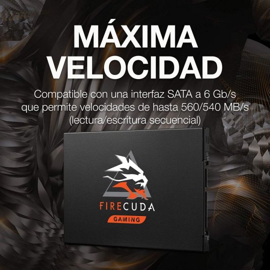 Seagate FireCuda 120 SSD 2.5" 1TB SATA 3D NAND TLC 7