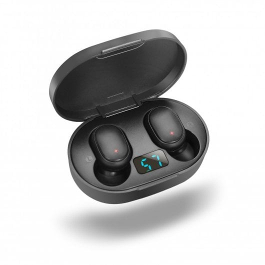 Imperii Panther Auriculares Inalámbricos con Base de Carga y Pantalla LCD Negro