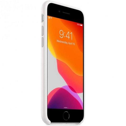 Apple Custodia in silicone per iPhone SE - Bianco