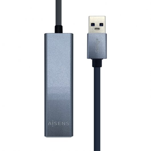 Aisens A106-0401 Hub USB 3.0 a Ethernet Gigabit/3x USB 3.0