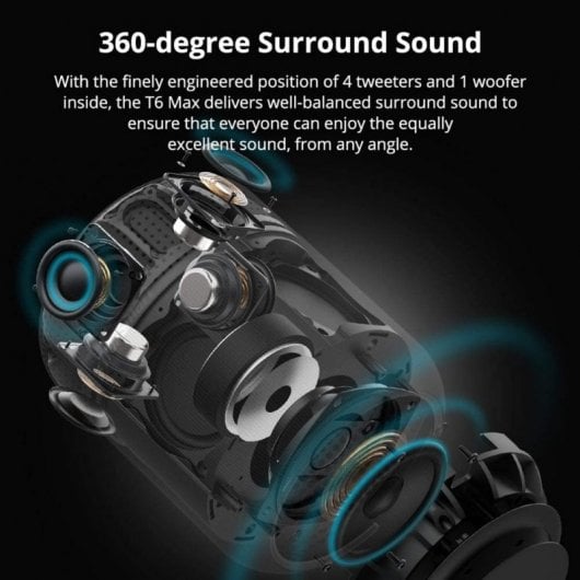Tronsmart Element T6 Max Coluna Bluetooth 60W Preta