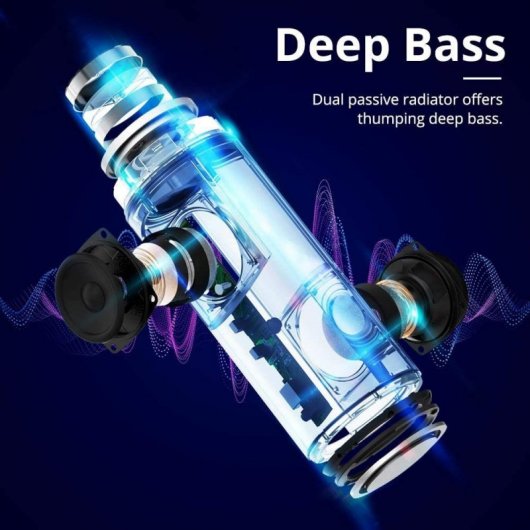 Tronsmart T6 Plus Upgraded Altavoz Bluetooth 40W Rojo