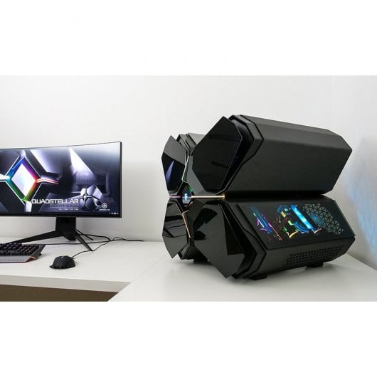 DeepCool GamerStorm Quadstellar Cristal Templado USB 3.2