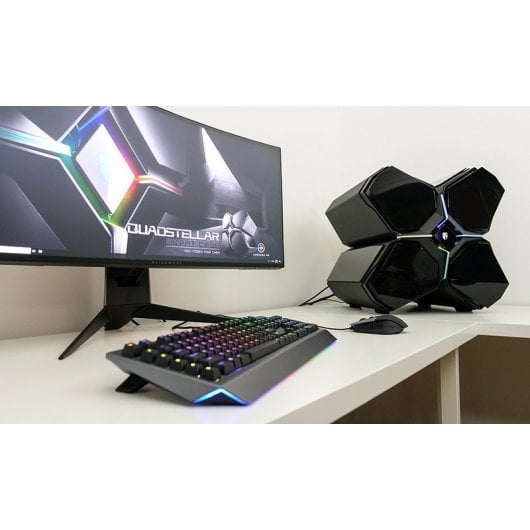 DeepCool GamerStorm Quadstellar Cristal Templado USB 3.2